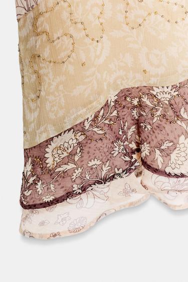 ROBE HALTER IMPRIMÉE FANTAISIE - unique de Zara - Image 7