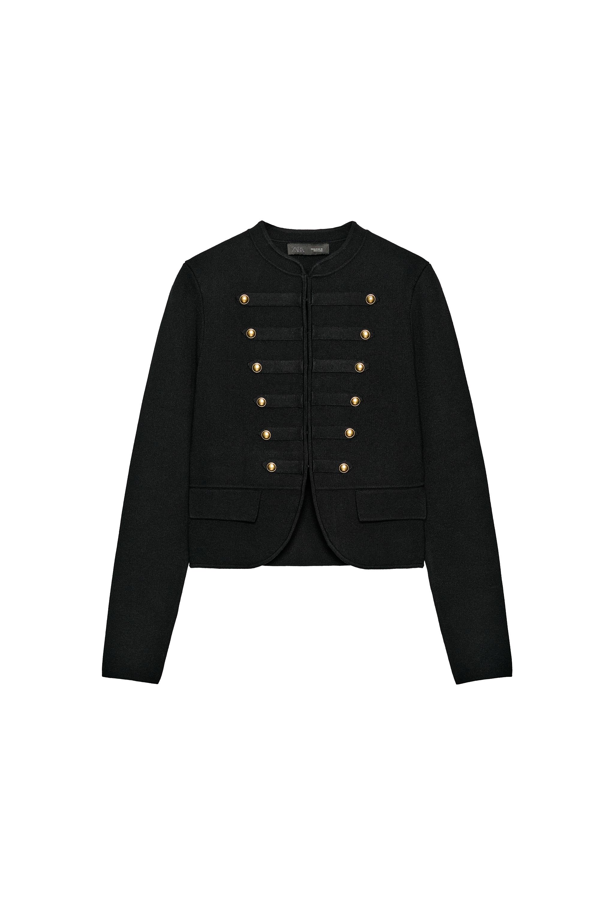 BUTTONED KNIT CARDIGAN - Black | ZARA South Africa