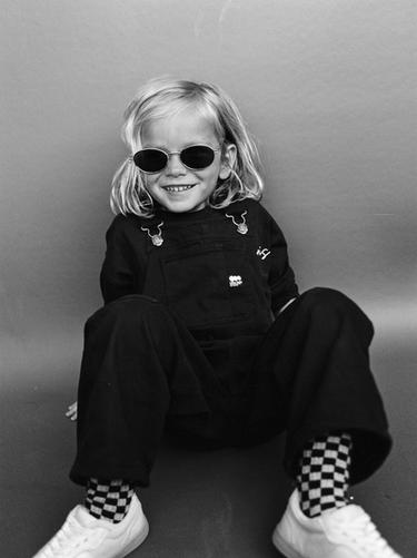 LONG DENIM DUNGAREES - Black by Zara