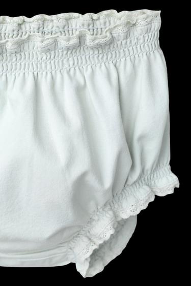 CONJUNTO CAMISA Y BRAGUITA BORDADO - Azul pastel de Zara