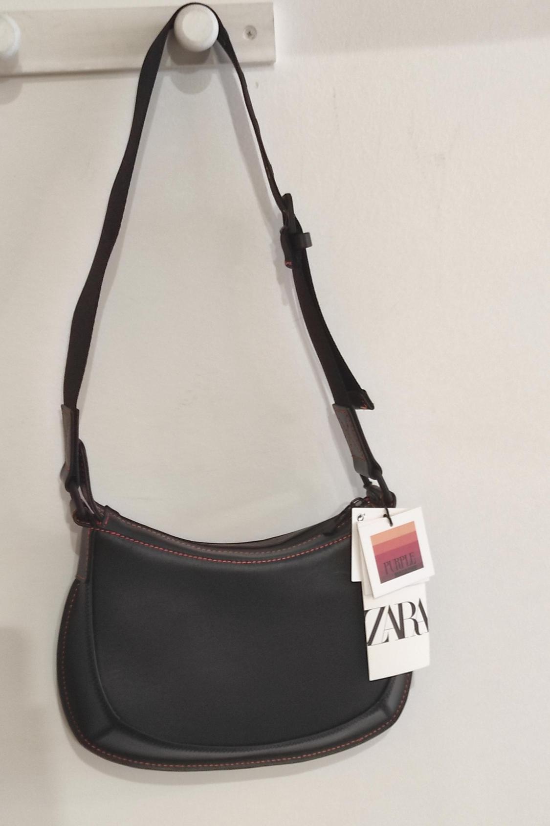PURPLE® LEATHER SHOULDER BAG