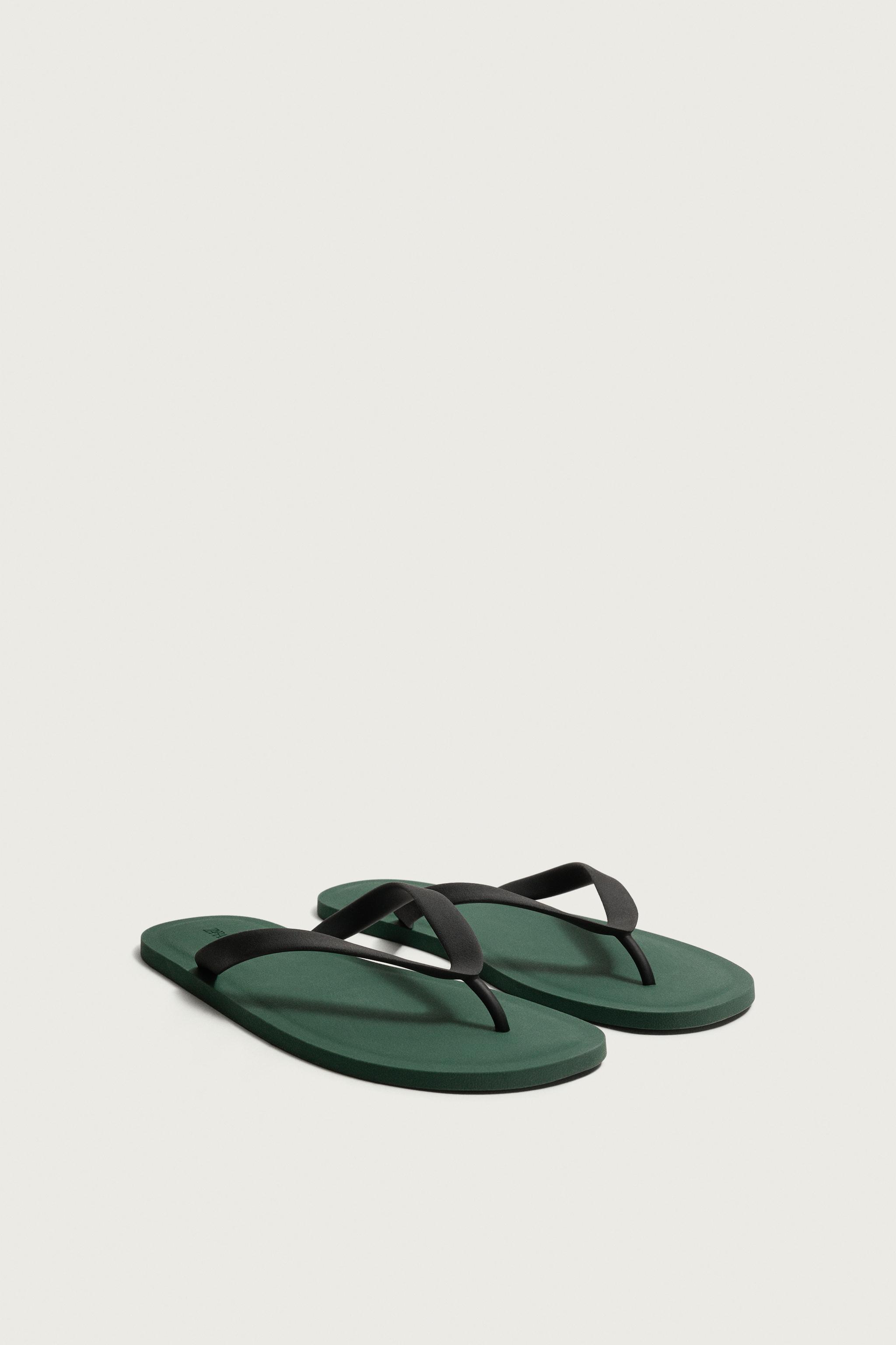 STRAPPY SANDALS — Green