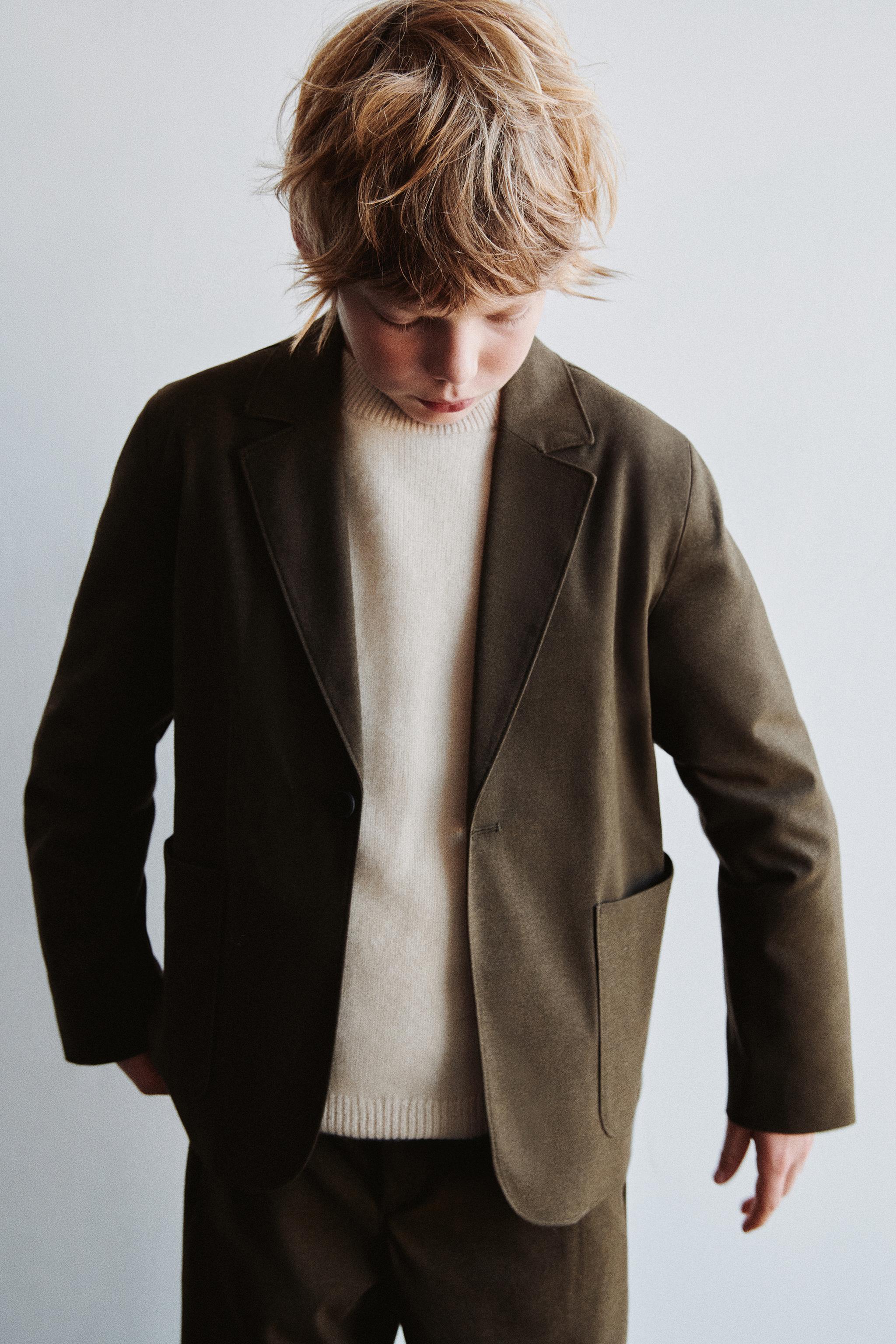 VESTE DE COSTUME EN FLANELLE