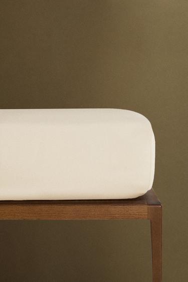 LENÇOL BAIXO CETIM | 40 CM ALTURA (1000 FIOS) - Creme da Zara - Imagem 0