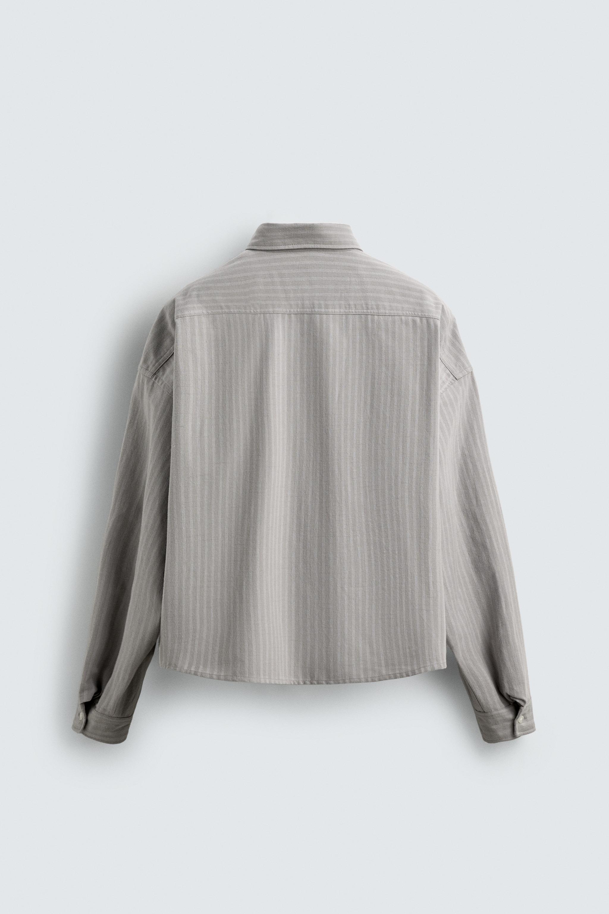 CHEMISE À RAYURES BRODERIES EN CONTRASTE