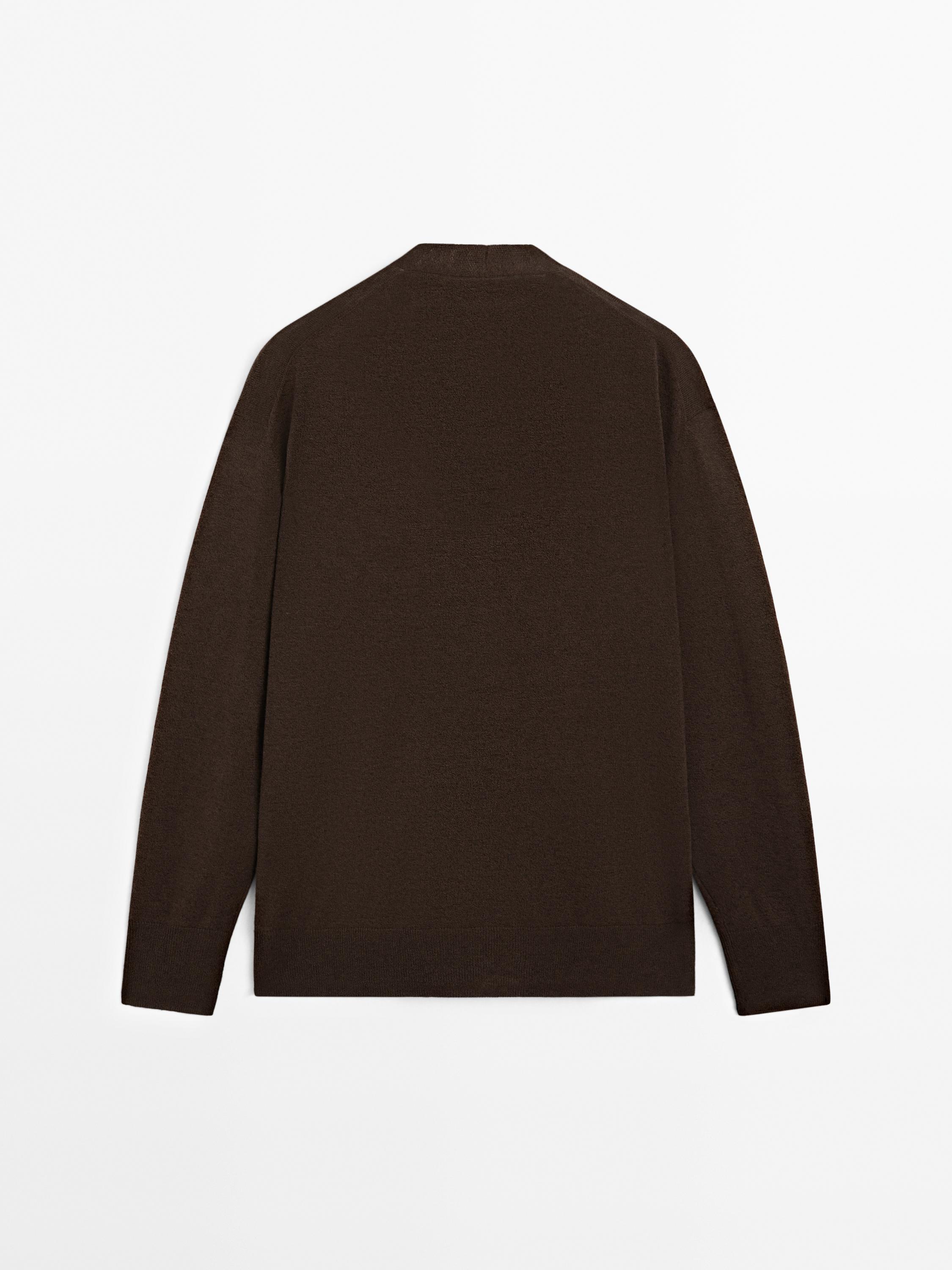 Cardigan long en lin mélangé