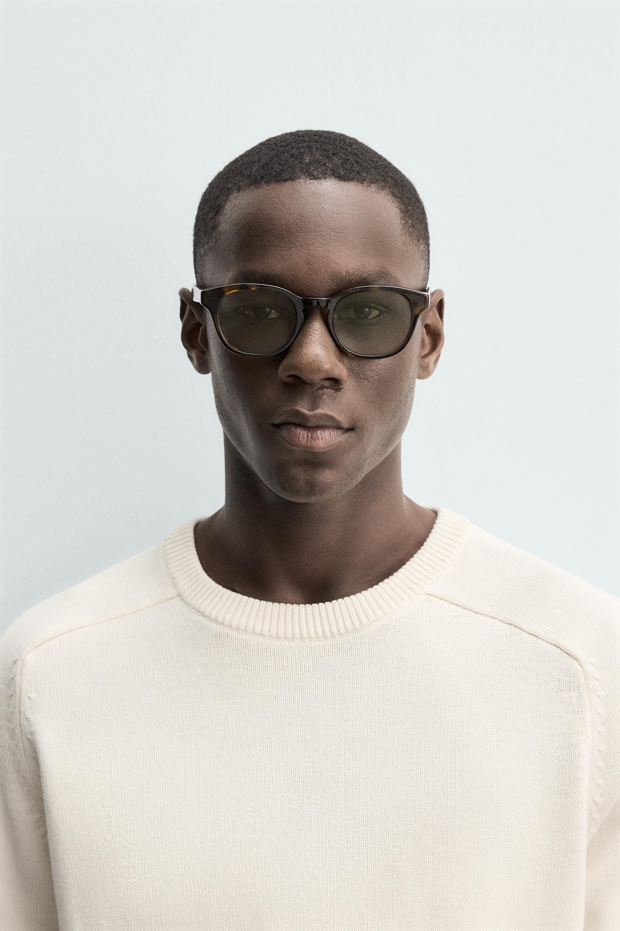 RECTANGULAR SUNGLASSES - Tortoise shell | ZARA United States