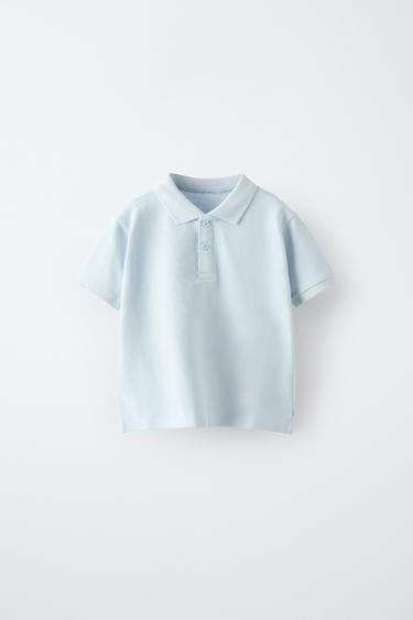 POLO BÁSICO - Azul claro de Zara