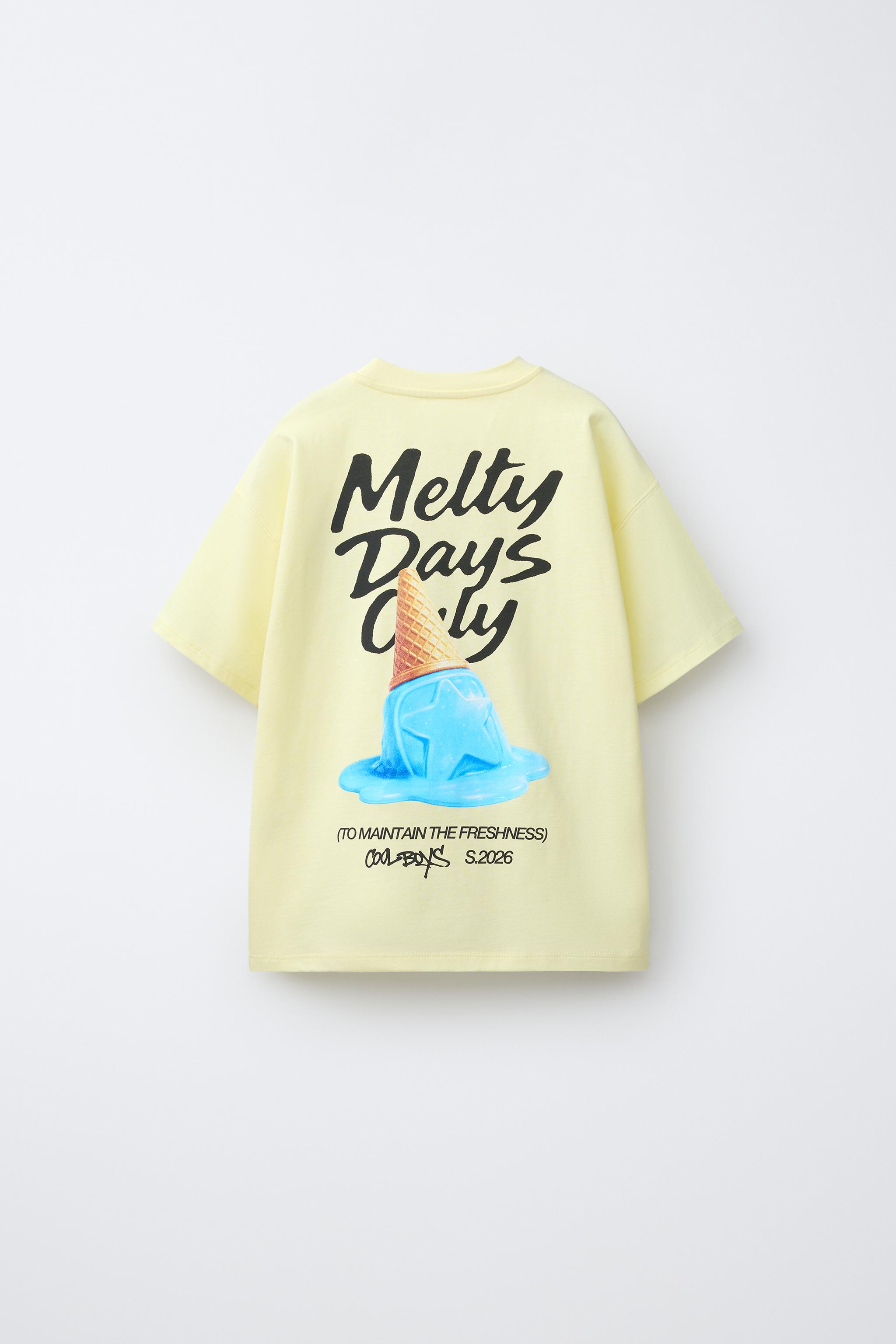 T-SHIRT À IMPRIMÉ GLACE