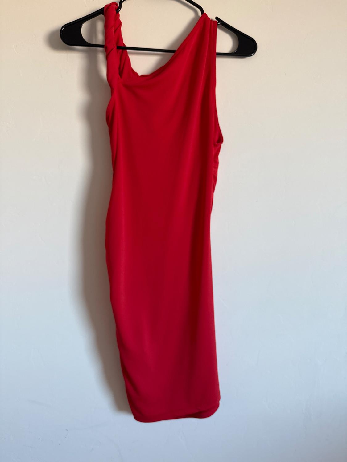 VESTIDO CORTO DRAPEADO - Image 3
