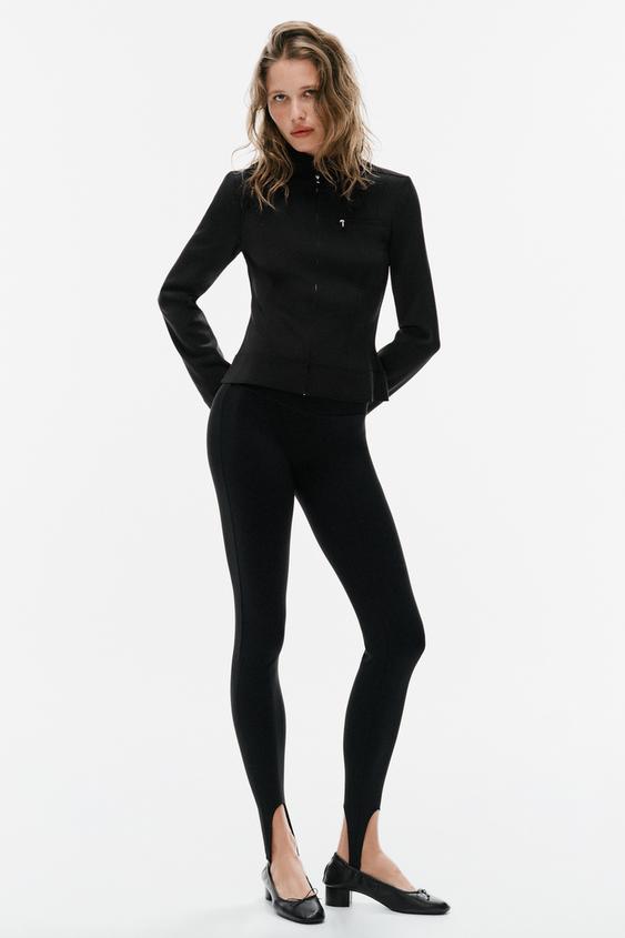 TECHNICAL ZIP JACKET - Black de Zara - Imagen 0