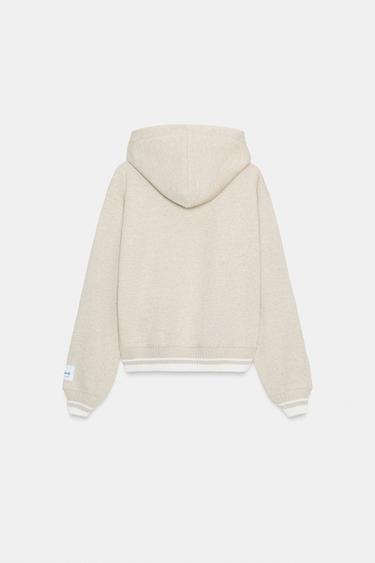 ST. MORITZ® HOODED SWEATSHIRT - Beige marl by Zara - Image 6