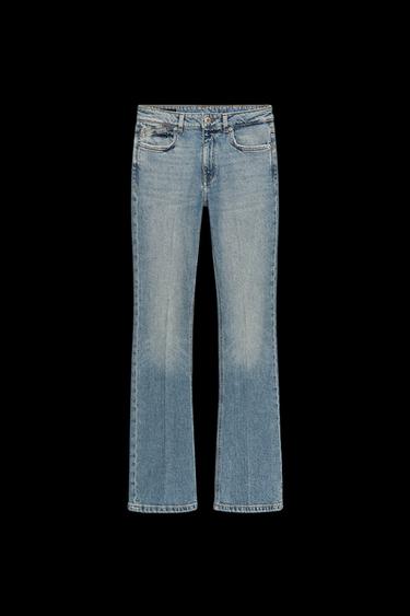 JEANS ZW COLLECTION BOOTCUT TIRO ALTO - Azul de Zara - Imagen 0