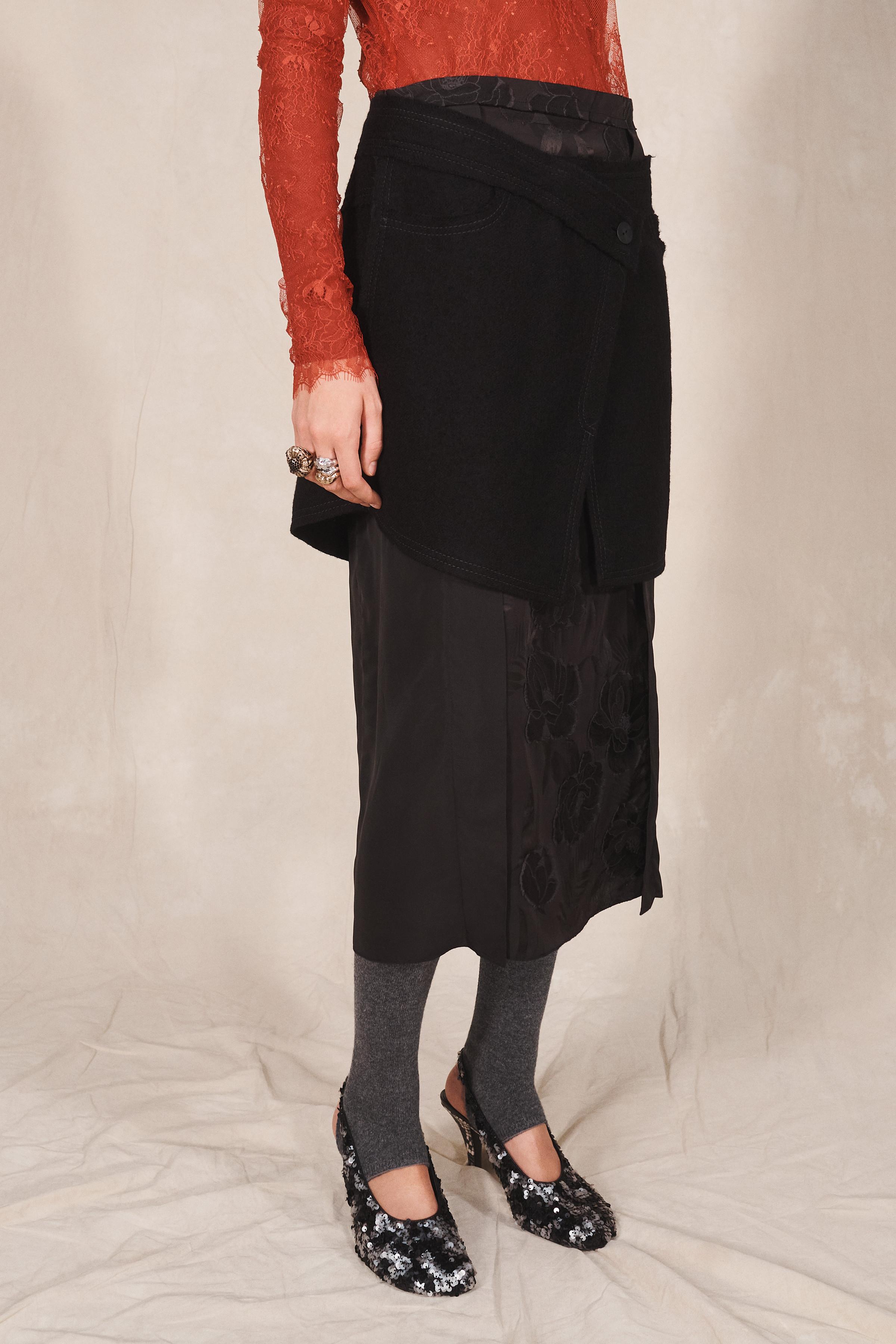LIMITED EDITION DETACHABLE COMBINED SKIRT