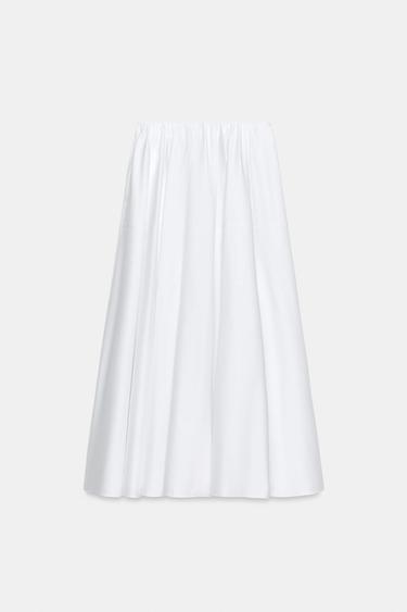 ZW COLLECTION VOLUMINOUS SKIRT - White by Zara - Image 5