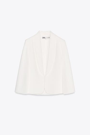 BLAZER CAPE COLLECTION ZW - Écru de Zara - Image 4