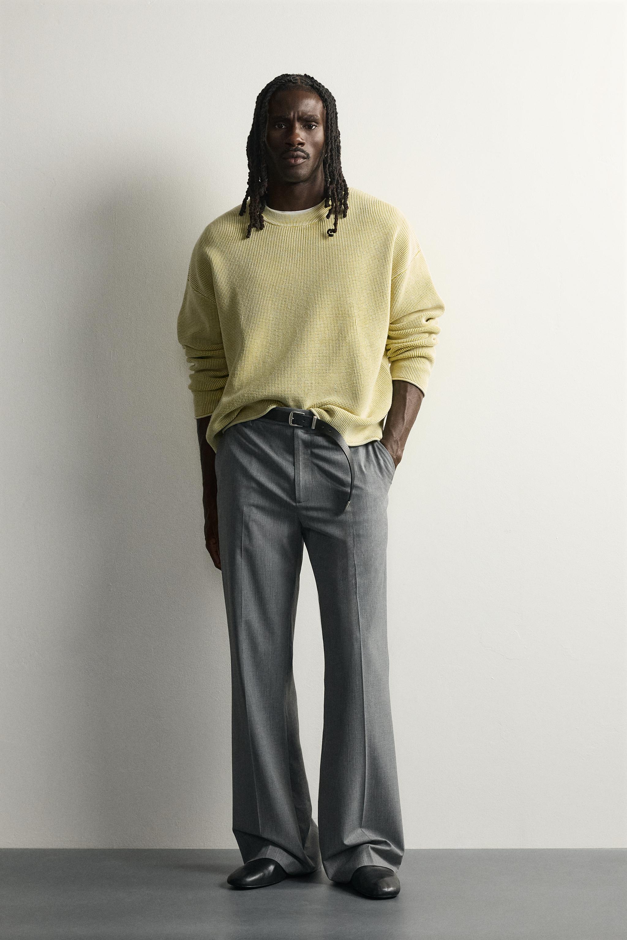 WAFFLE TEXTURE SWEATER - thumbnail 7