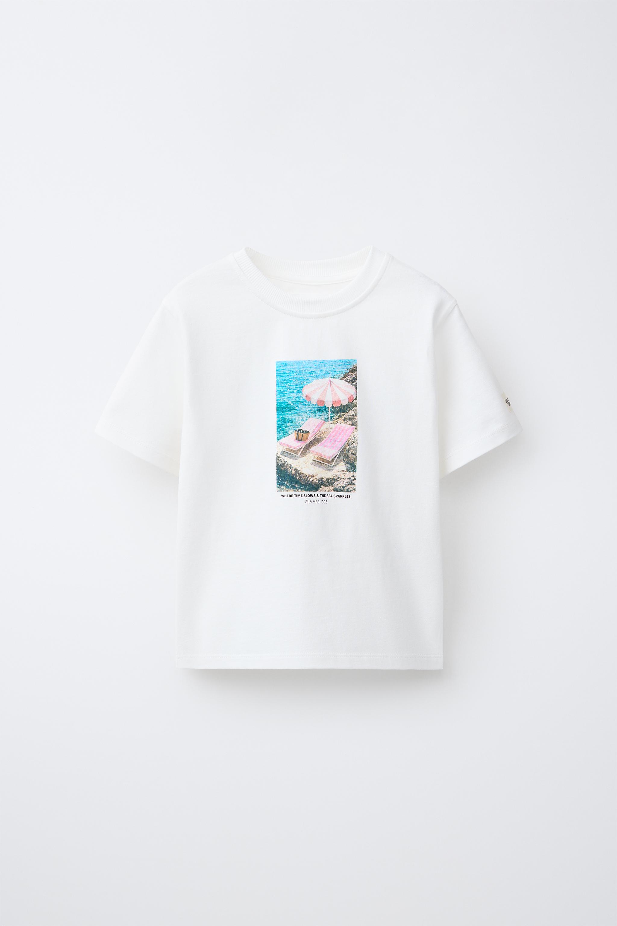 PHOTOGRAPHIC PRINT T-SHIRT — White