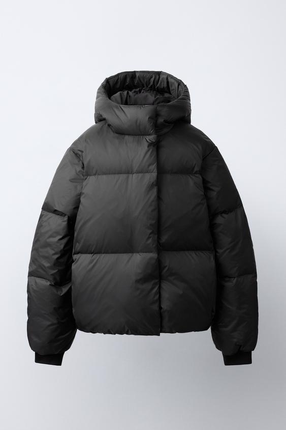 PLUMÍFERO 50% PLUMA Y 50% PLUMÓN - Negro de Zara - Imagen 0