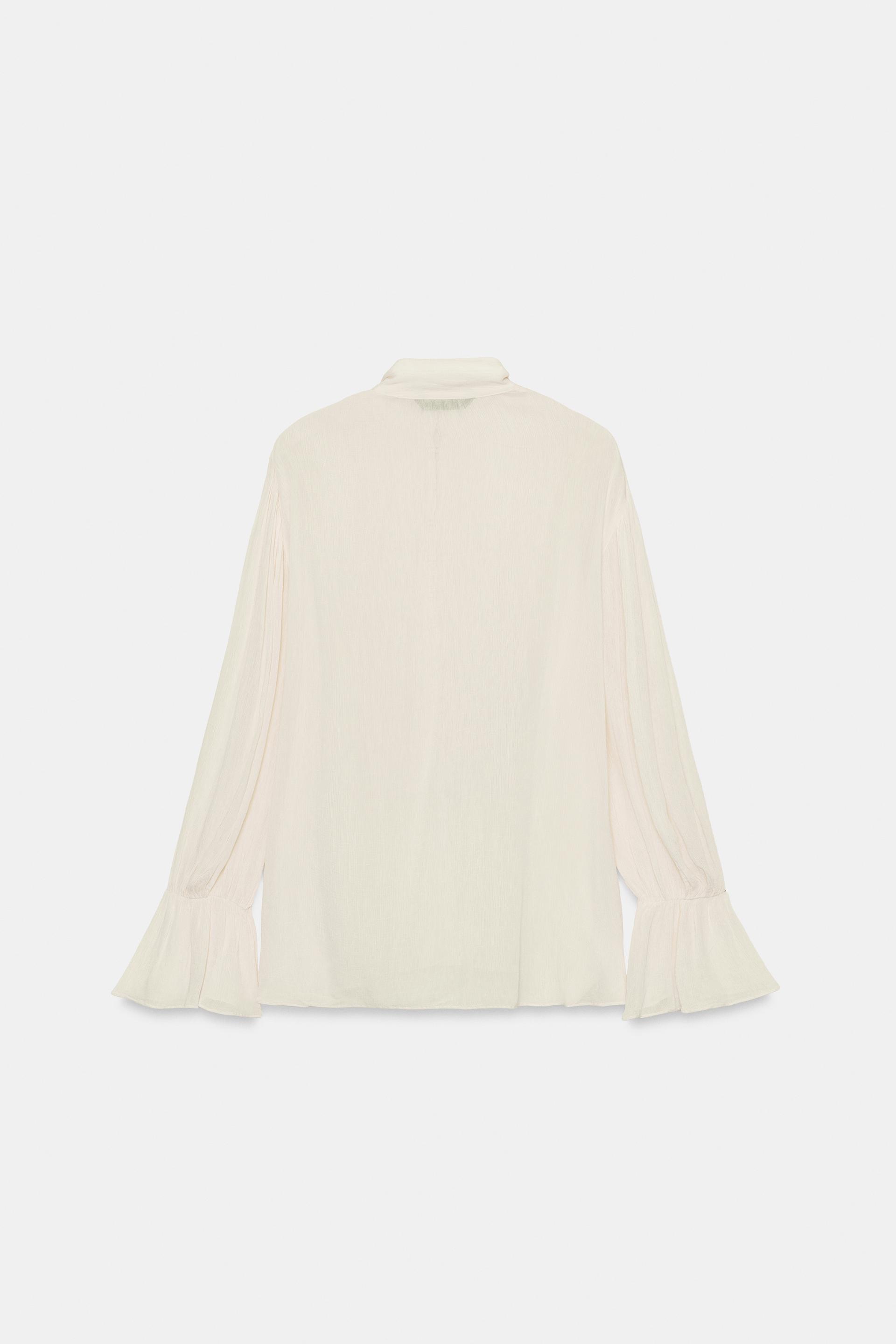 ROMANTIC FROG-FASTENING BLOUSE ZW COLLECTION thumbnail 3