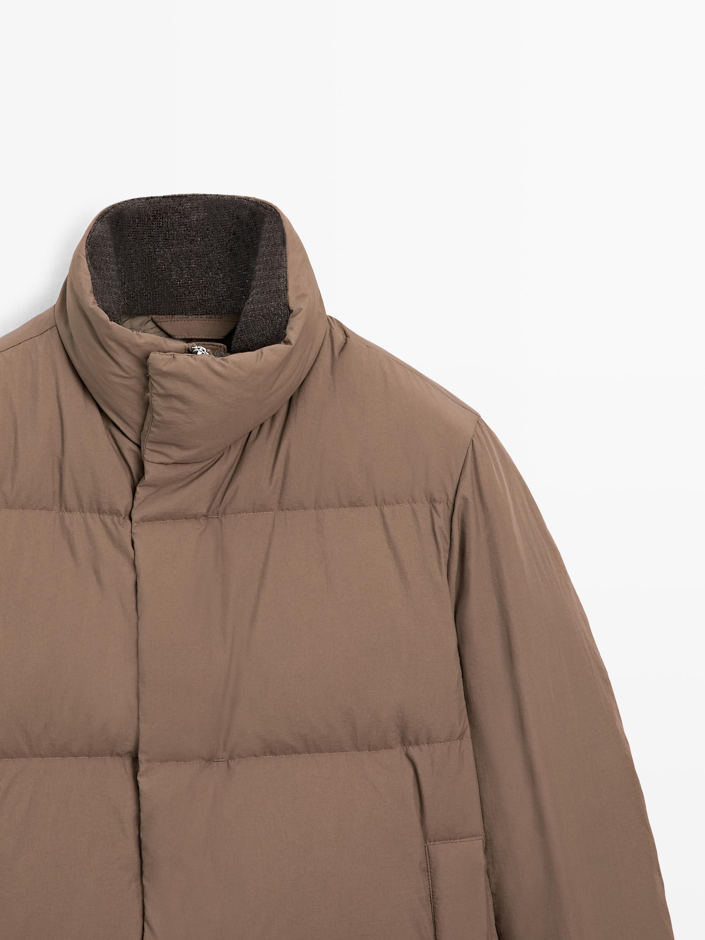 Water-repellent puffer jacket