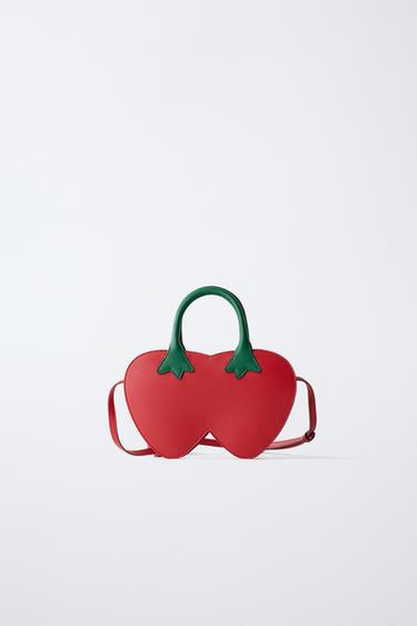 SAC BANDOULIÈRE FRAISES - Rouge de Zara - Image 4