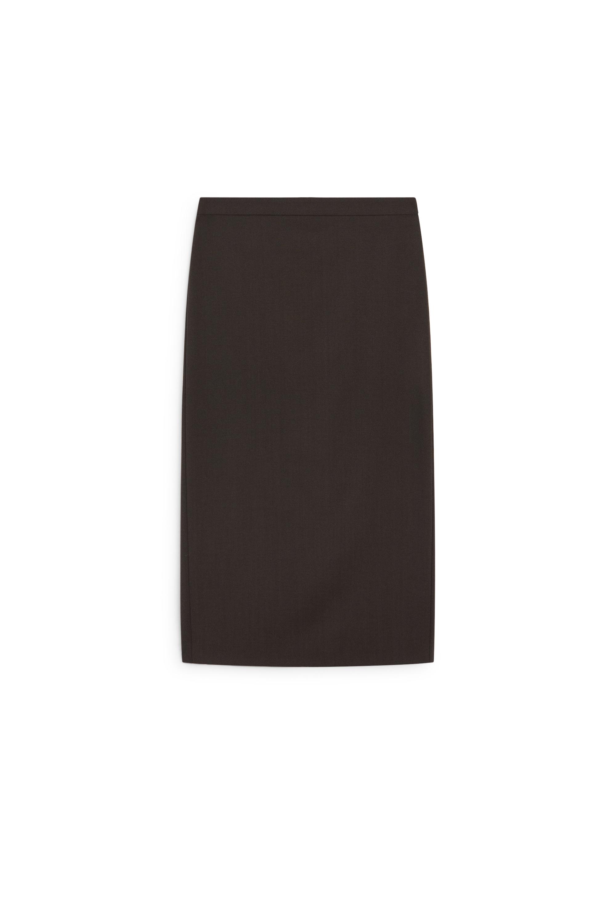 Jupe midi stretch mélangé laine - LIMITED EDITION
