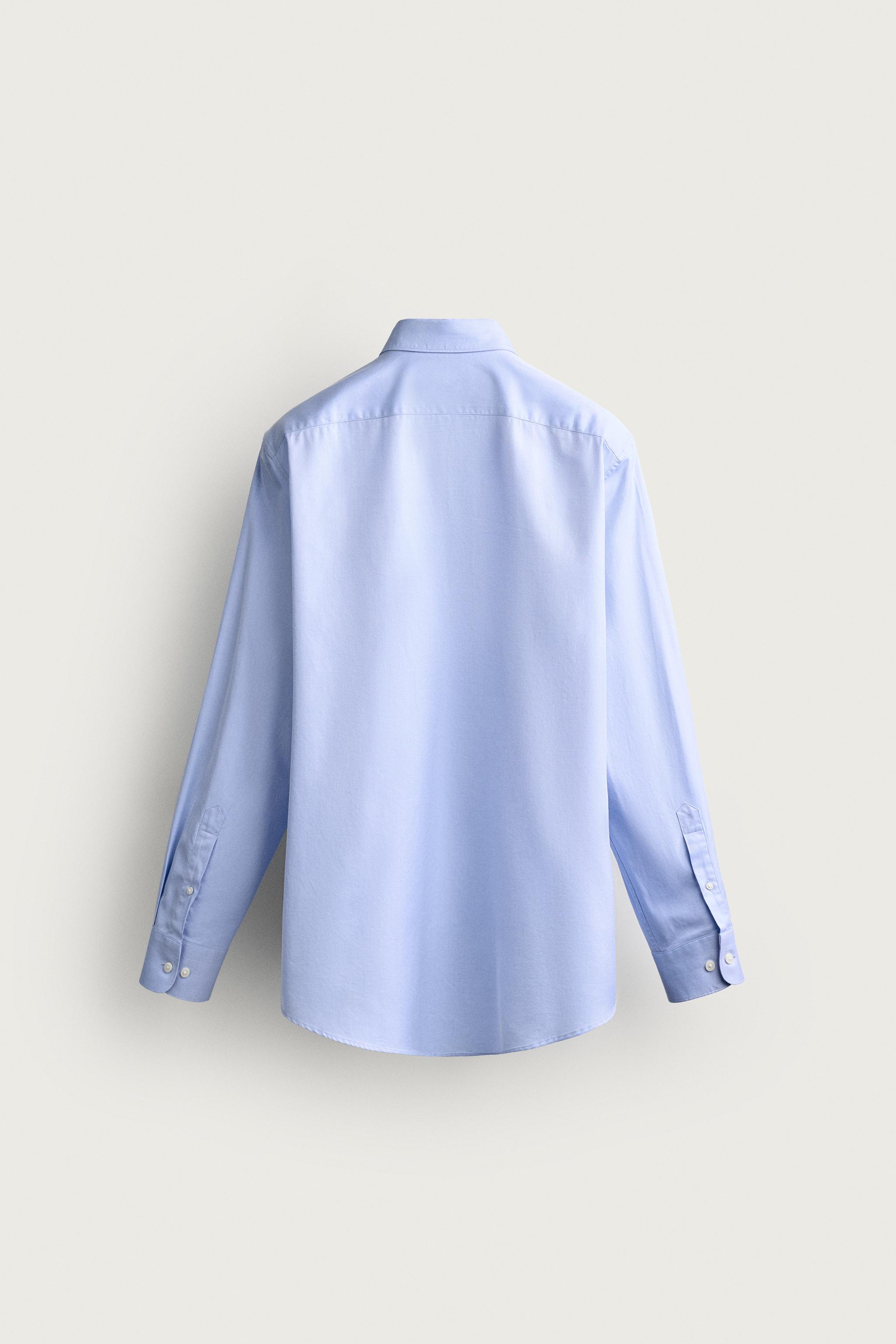 AARON LEVINE X ZARA FORMAL SHIRT — Sky blue