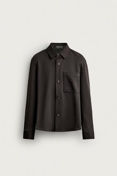 SVRCHNÍ KOŠILE COMFORT NON-IRON - Čokoládová od Zara