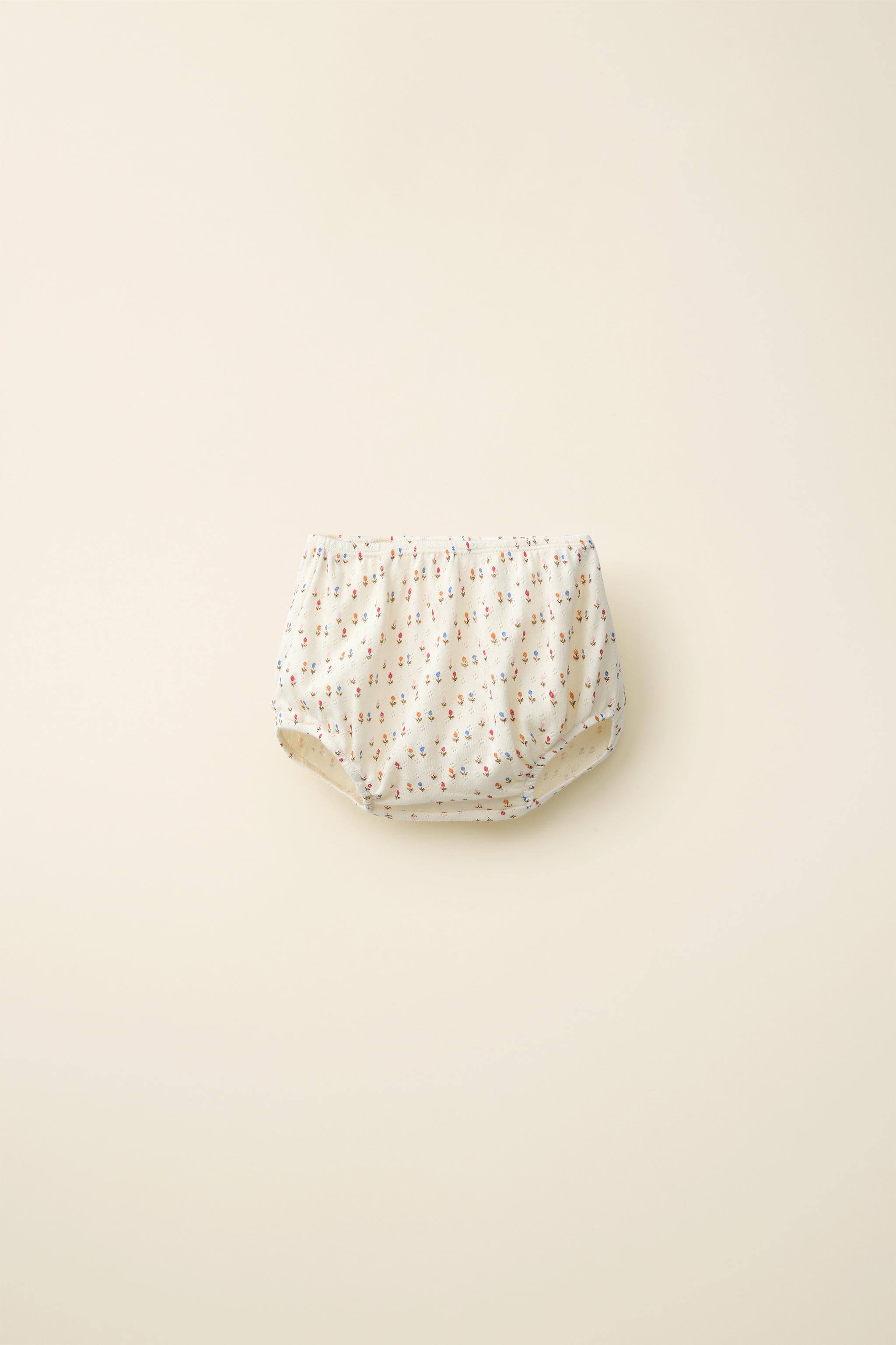 TULIP POINTELLE BLOOMERS CREATED BY CARAMEL LONDON X ZARA — Printed