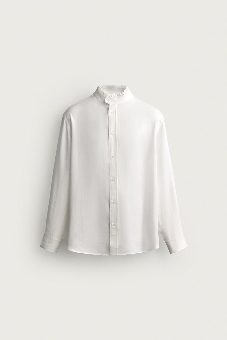 Camisa relaxed fit fluida