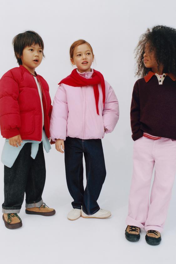 WATER-REPELLENT QUILTED COAT - Pink by Zara - Image 0