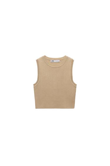 KNIT CROP TOP