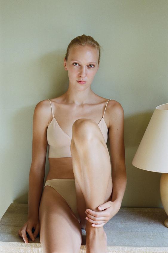 BRALETTE مثلثي SEAMLESS - مكياج الخاص بـ Zara - صورة 0