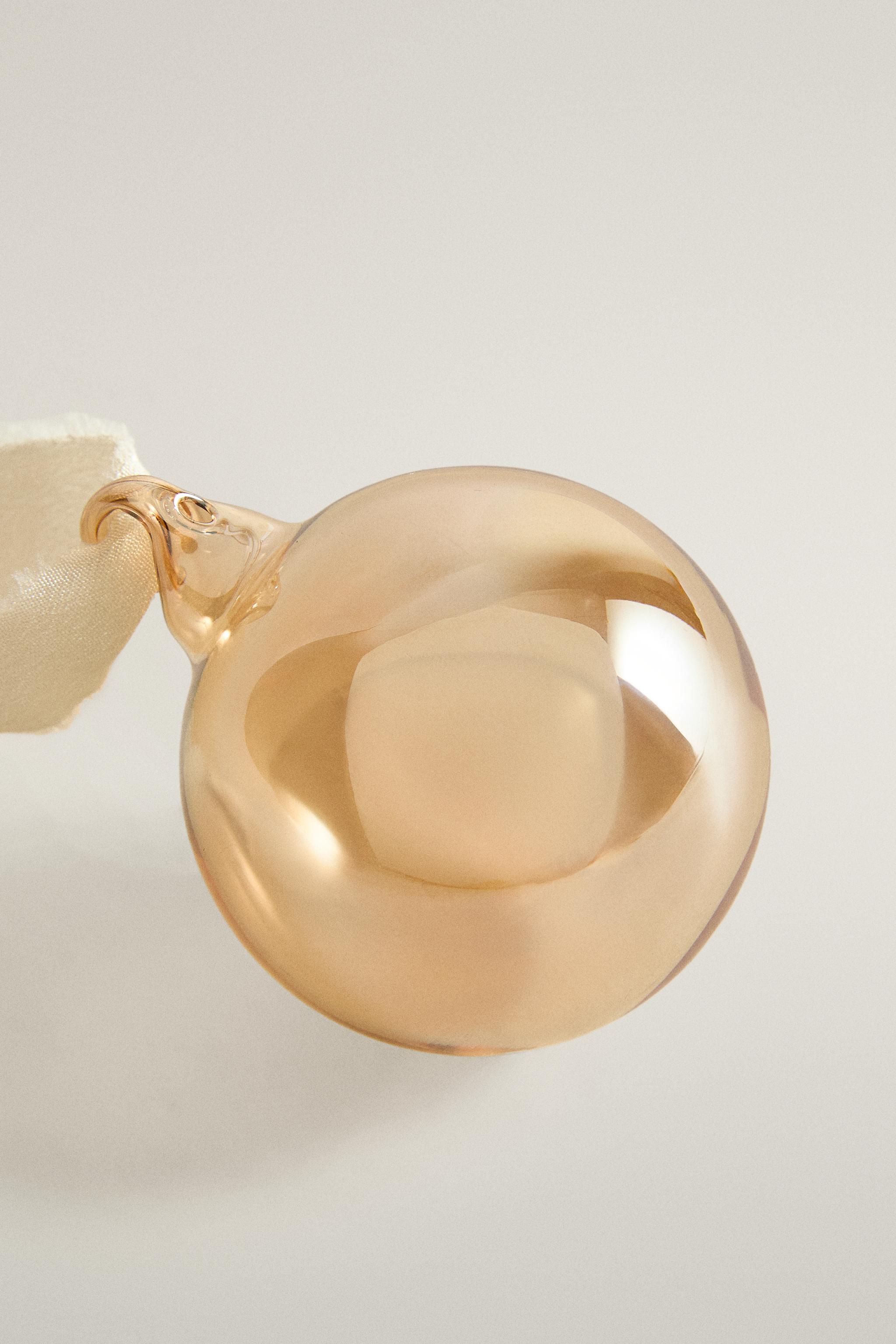 BOROSILICATE GLASS CHRISTMAS TREE DECORATION