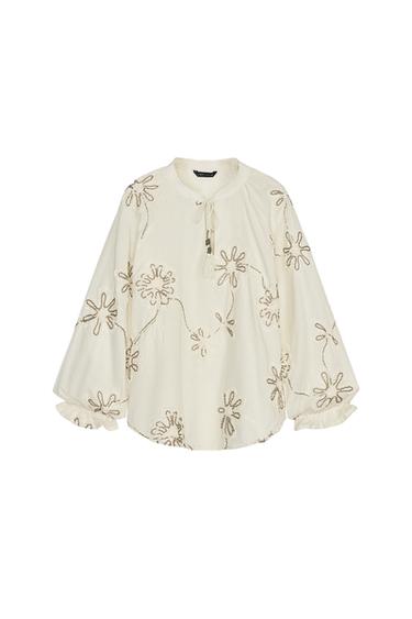 BLUSA BORDADOS FLORES