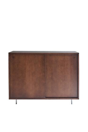WOODEN STORAGE UNIT - Brown by Zara