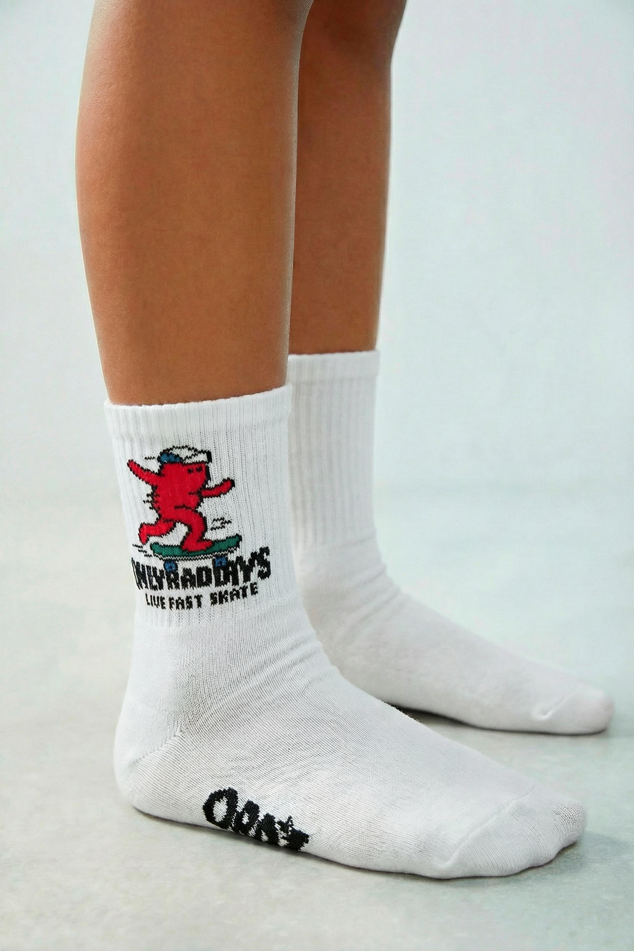 THREE-PACK OF SOCKS WITH LOGO PRINT