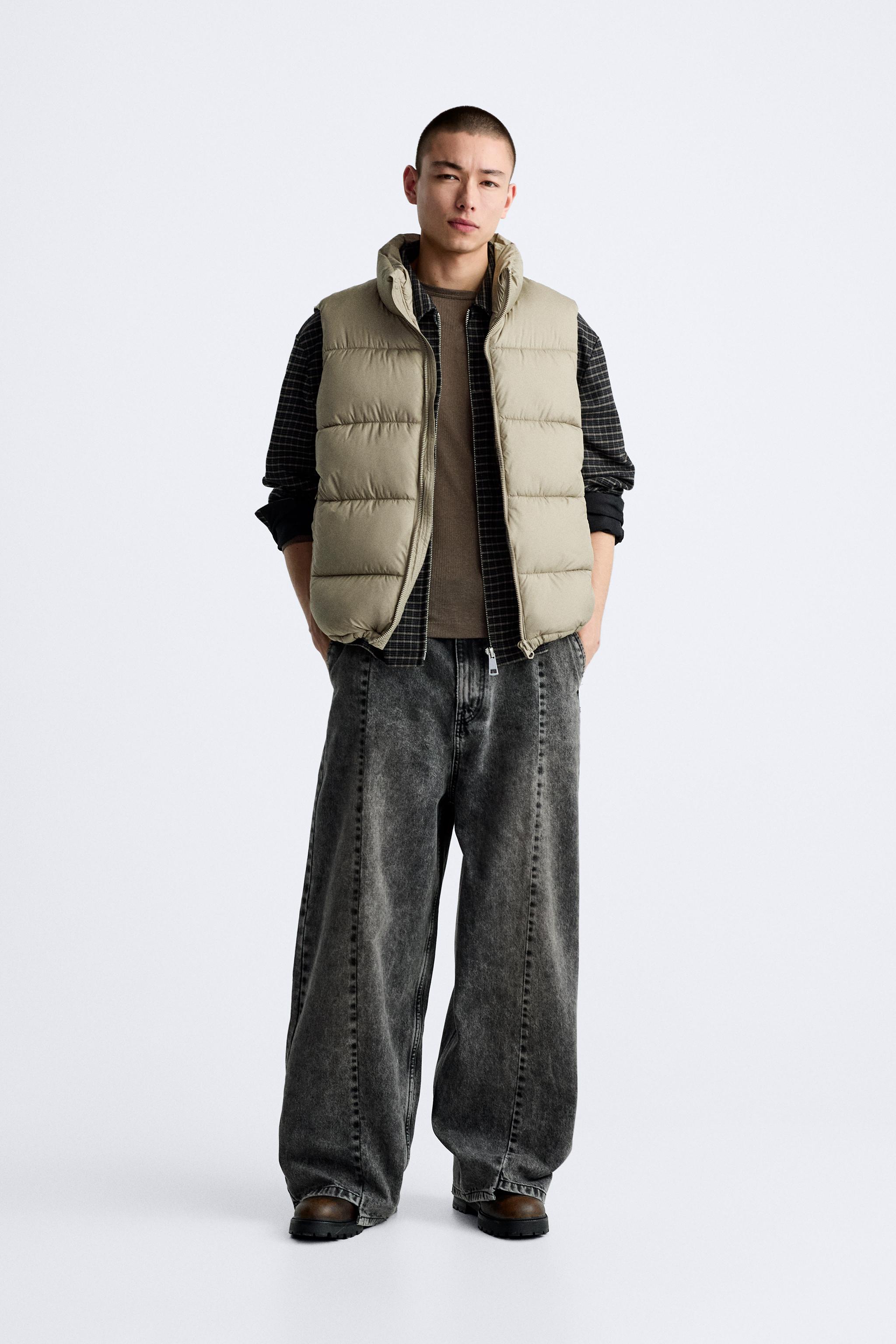 PUFFER VEST Tobacco ZARA United States