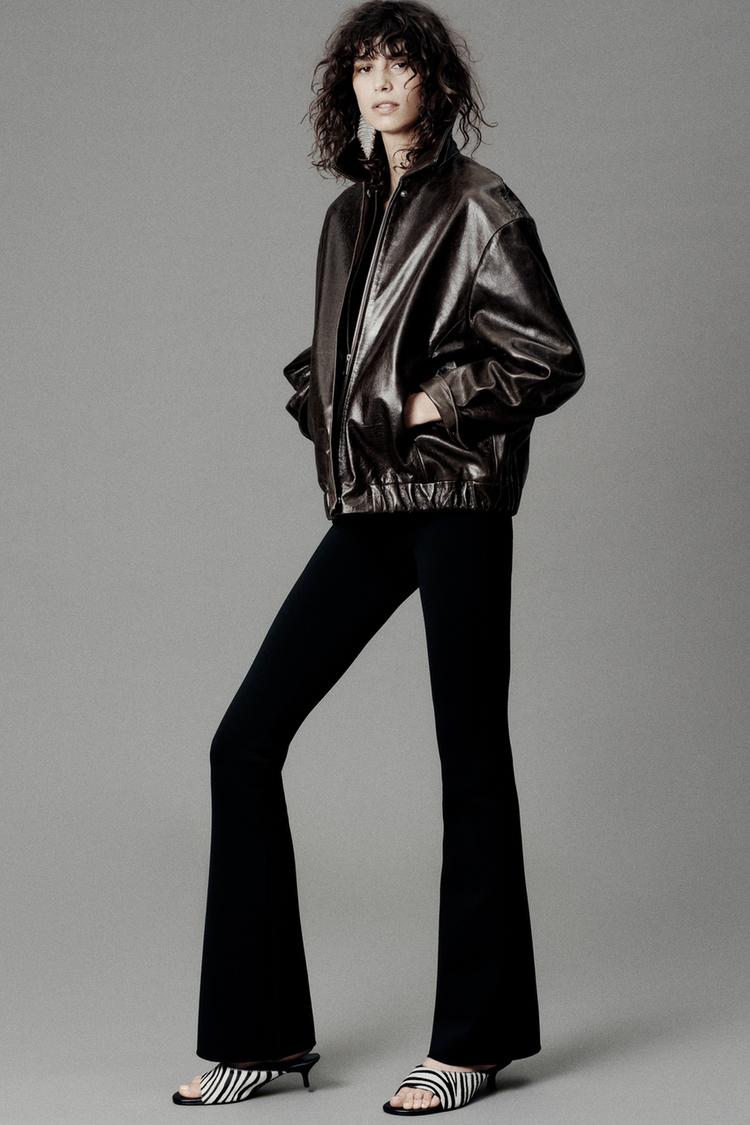 100% LEATHER BOMBER ZW COLLECTION LIMITED EDITION