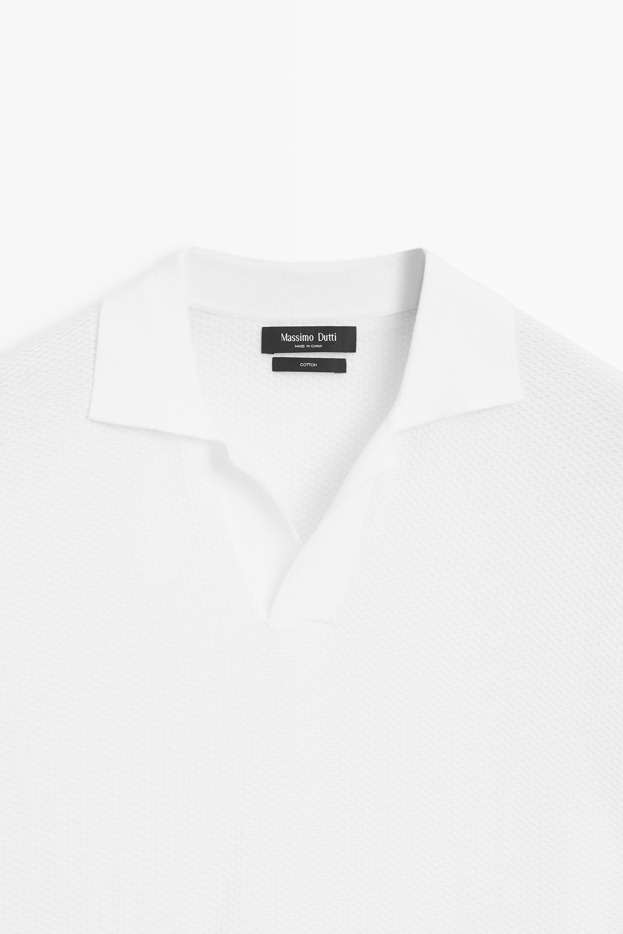 Polo en maille 100 % coton