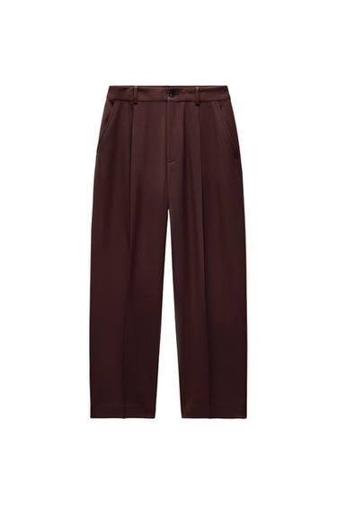 ZW COLLECTION WIDE-LEG DARTED TROUSERS