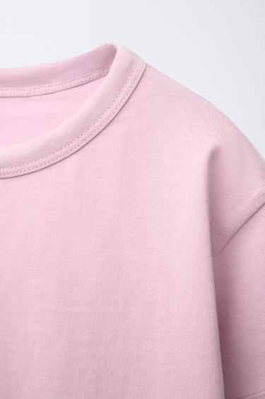 PLAIN T-SHIRT - Pink by Zara - Image 2