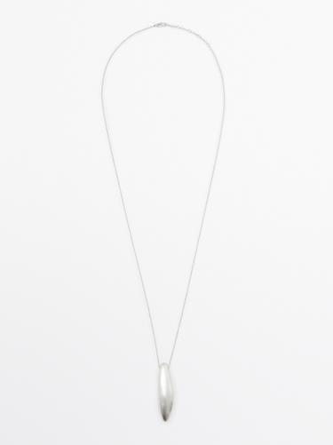 Zara Hazelnut pendant - Silver
