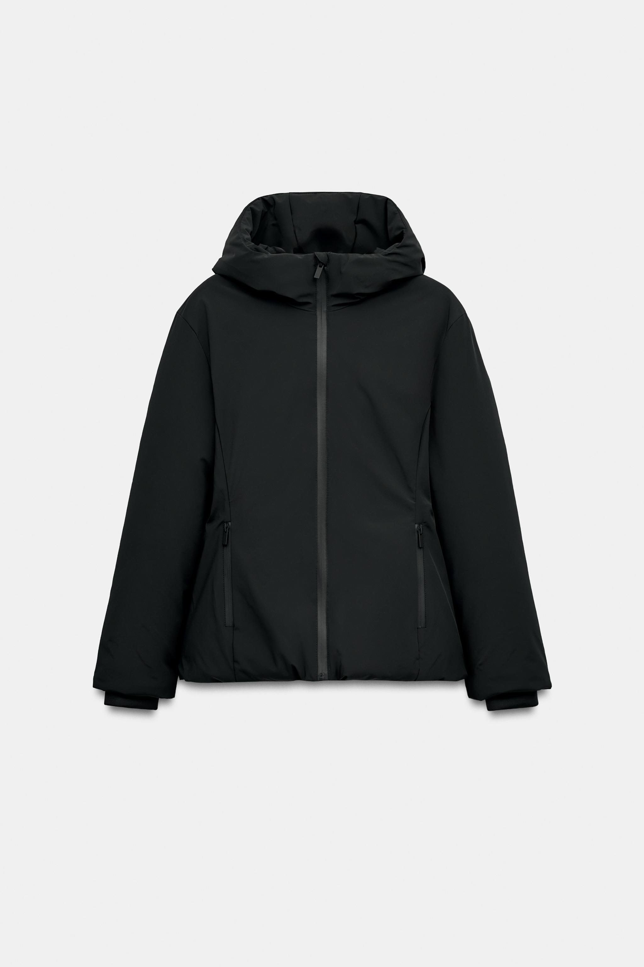 ANORAK COURT MATELASSÉ À CAPUCHE