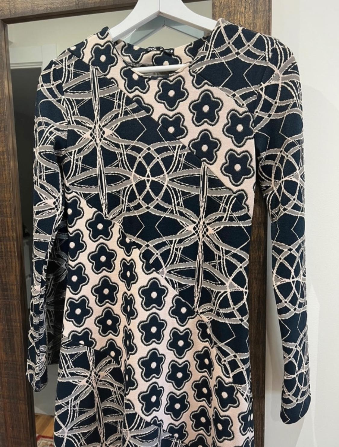 LONG JACQUARD DRESS - Image 3