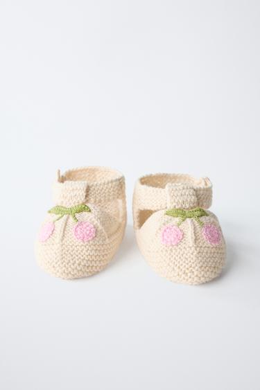 CHERRY COTTON BOOTIES - Ecru White by Zara - Image 2