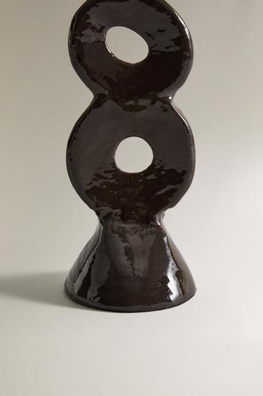 BOUGEOIR CÉRAMIQUE - Noir de Zara - Image 2