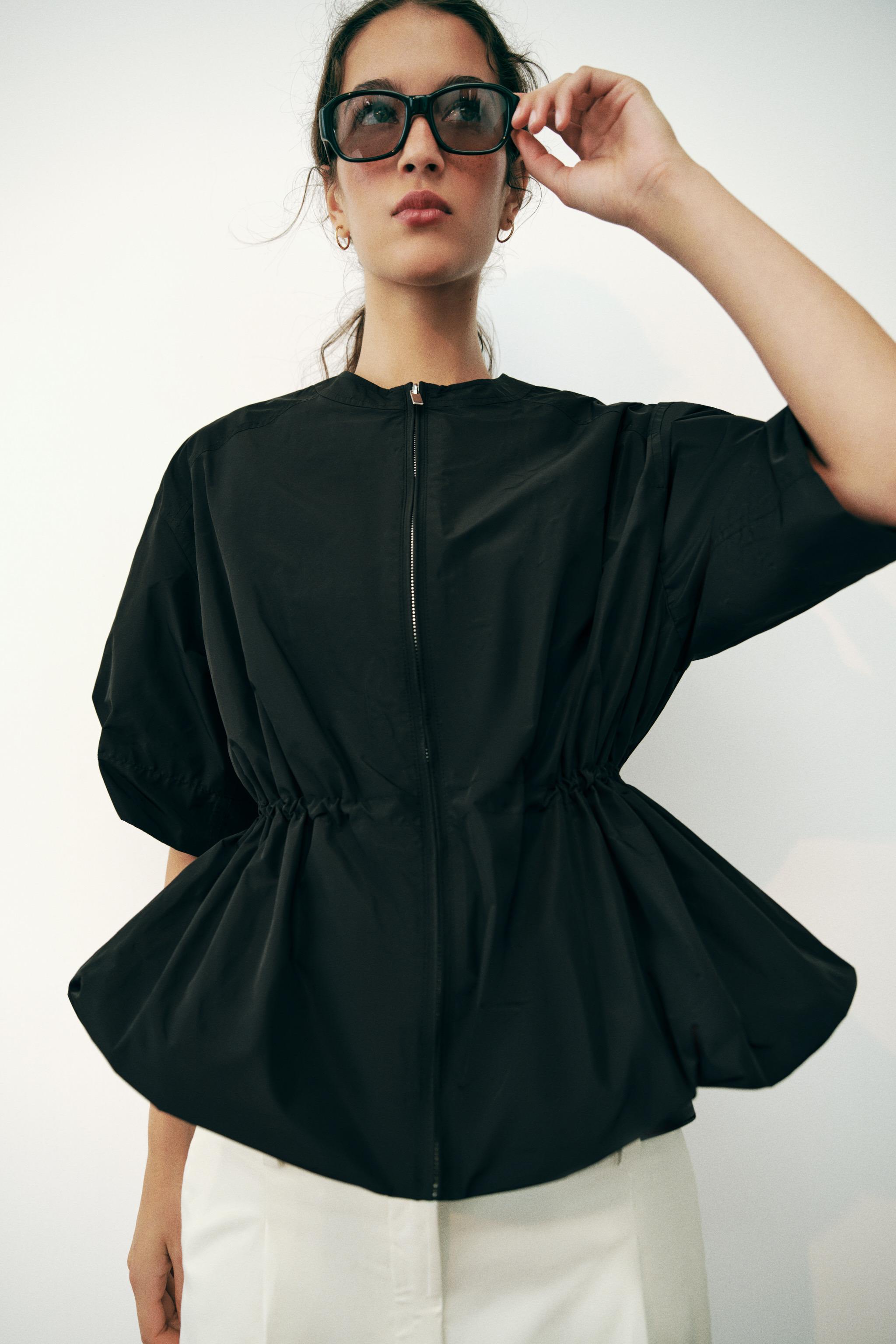 SHORT SLEEVE BALLOON PARKA