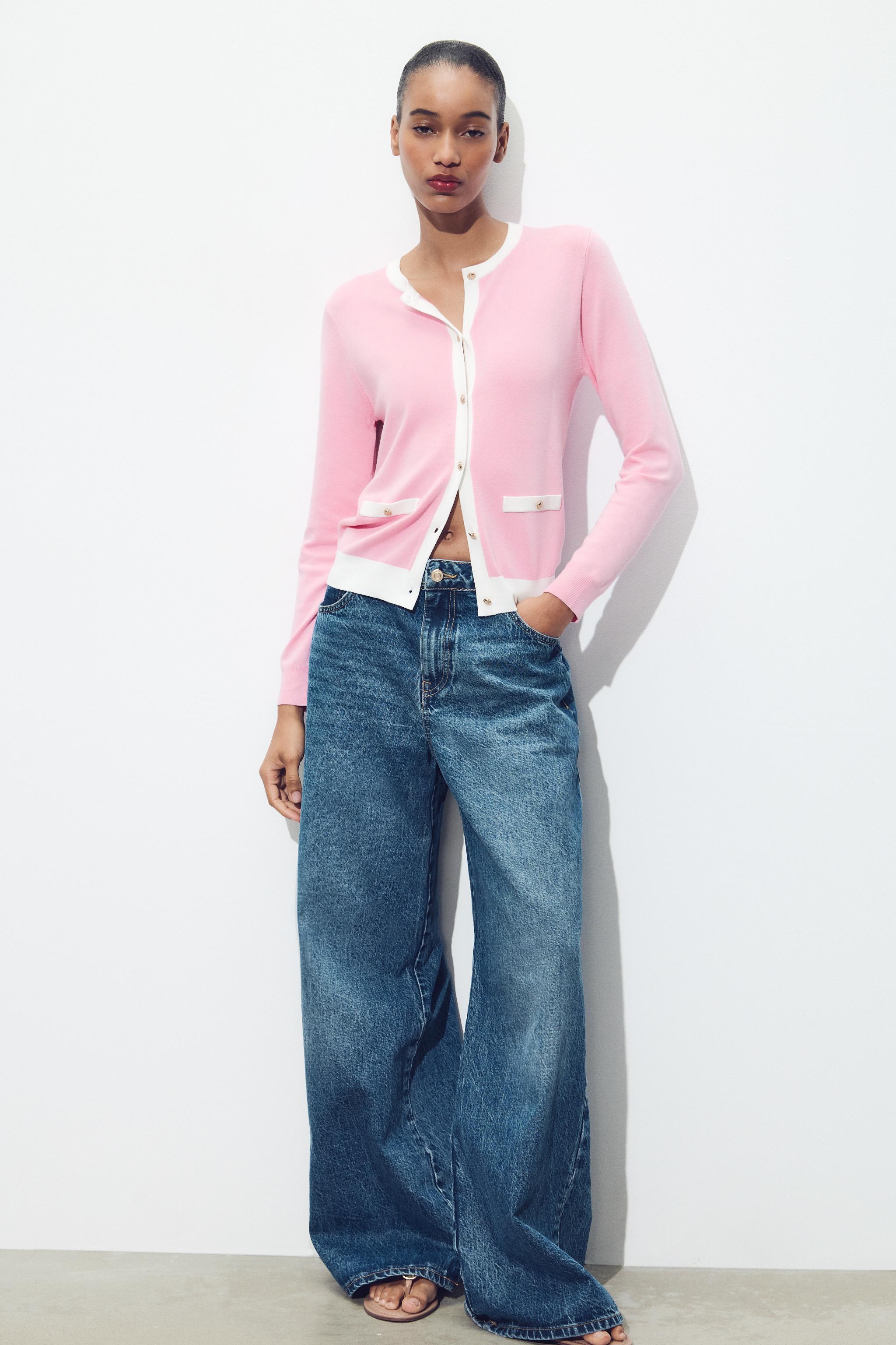 GILET EN MAILLE BORDS ASSORTIS